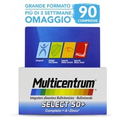 Multicentrum Select 50+ Integratore Multivitaminico 90 Compresse - Vitamine e sali minerali - 938657018 - Multicentrum - € 29,88