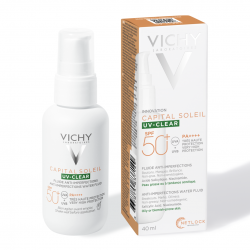 Vichy Capital Soleil UV-Clear SPF 50+ Fluido Anti-Imperfezioni 40 Ml - Solari corpo - 984898902 - Vichy - € 28,21
