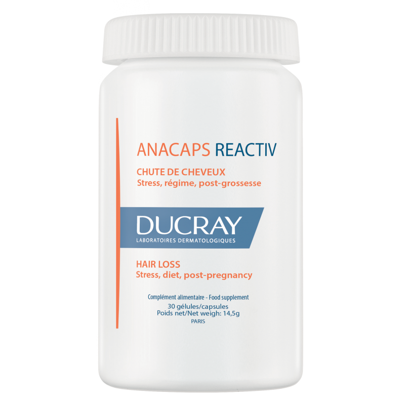 Ducray Anacaps Reactiv Integratore per Caduta dei Capelli 30 Capsule - Integratori per pelle, capelli e unghie - 985592916 - ...