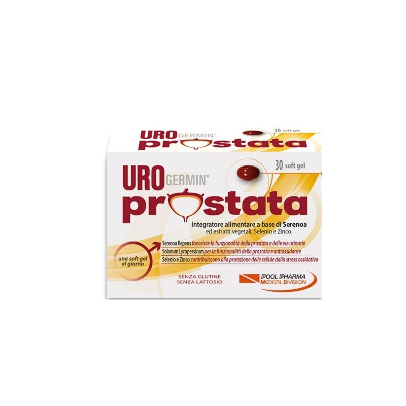 UroGermin Prostata Funzionalità delle vie Urinarie 30 Softgel - Integratori per prostata - 941836761 - UroGermin - € 17,13