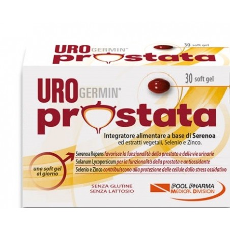 UroGermin Prostata Funzionalità delle vie Urinarie 30 Softgel - Integratori per prostata - 941836761 - UroGermin - € 16,49