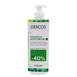 Vichy Dercos Shampoo Anti-Forfora per Capelli Normali e Grassi 400 Ml - Shampoo antiforfora - 985808791 - Vichy - € 20,29