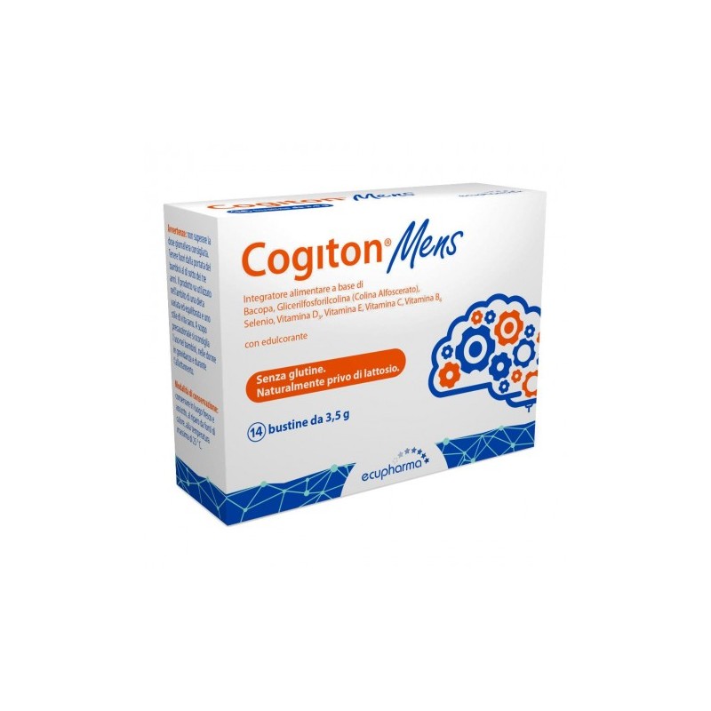 Cogiton Mens Integratore per Funzioni Cognitive 14 Bustine - Integratori per concentrazione e memoria - 976294114 -  - € 22,32