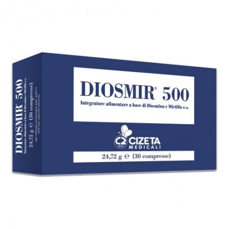 Diosmir 500 Integratore di Diosmina 30 Compresse - 1 Diosmir 500 Integratore di Diosmina 30 Compresse - 1