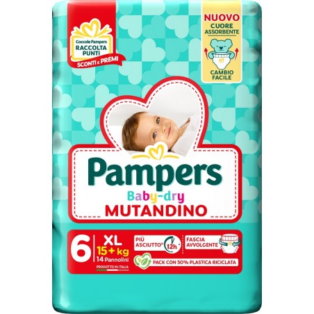 Fater Pampers Baby Dry Pannolino Mutandina Xl Small Pack 14 Pezzi - Pannolini - 985995721 - Fater - € 7,65