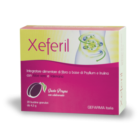 Xeferil Integratore Fibra Psyllium e Inulina Regolarità Intestinale 20 Bustine - Integratori per regolarità intestinale e sti...