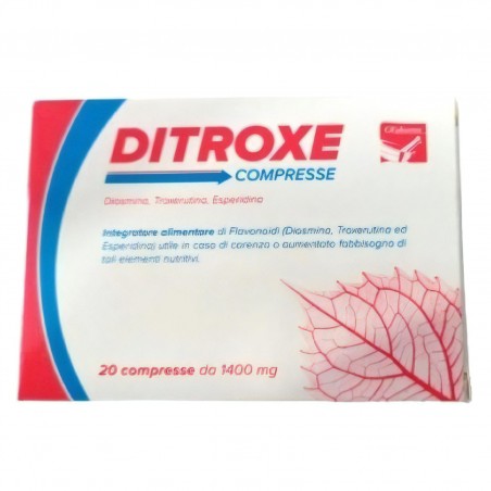 Ditroxe Integratore Microcircolo e Circolazione Venosa 20 Compresse - Circolazione e pressione sanguigna - 976386096 -  - € 2...