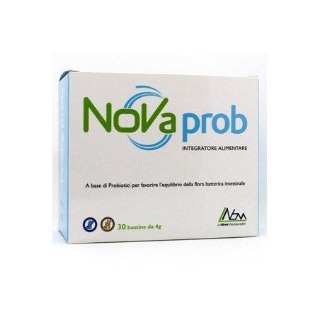 Novaprob Fermenti Lattici e Probiotici per Equilibrio Intestinale 30 Bustine - Integratori di fermenti lattici - 971647060 - ...