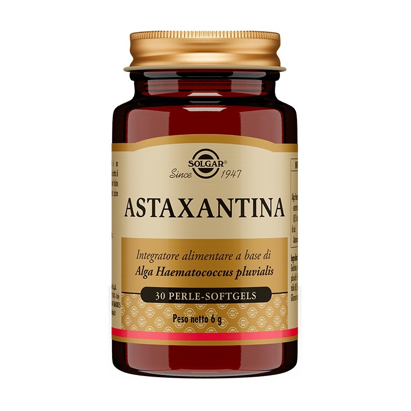 Solgar ASTAXANTINA 30 PERLE - Integratori antiossidanti e anti-età - 947237691 - Solgar - € 32,07
