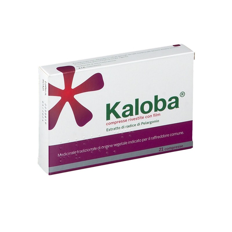 Kaloba Radice di Pelargonio Per Alleviare il Raffreddore 21 compresse - Raffreddore e influenza - 038135012 - Dr. Willmar Sch...