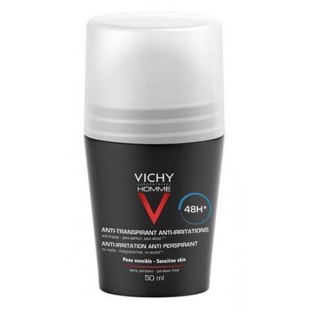Vichy Homme Deodorante Roll-On Pelle Sensibile 50 Ml - Deodoranti per il corpo - 912518483 - Vichy - € 7,63
