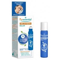 Puressentiel Italia Puressentiel Roller Mal Di Testa Ai 9 Oli Essenziali 5 Ml - Trattamenti per pelle sensibile e dermatite -...