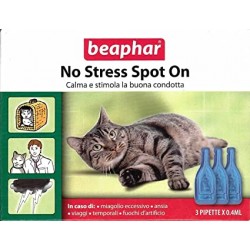 Beaphar No Stress Spot On per Gatti Calmante con Valeriana Pipette - Prodotti per gatti - 924549037 - Beaphar B. V. - € 17,29