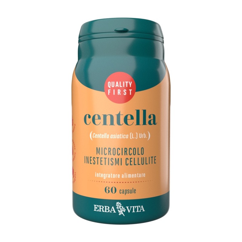 Erba Vita Centella Per Microcircolo e Inestetismi Cellulite 60 Capsule Erba Vita - 1