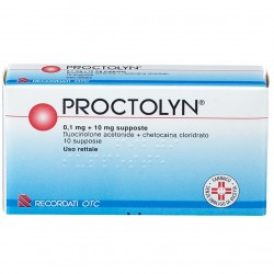 Proctolyn Supposte Per Emorroidi E Ragadi Anali 10 Pezzi - Farmaci per emorroidi e ragadi - 021925045 - Proctolyn - € 9,10