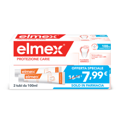 Colgate-palmolive Commerc. Elmex Dentifricio Anticarie Bitubo 2 Pezzi Da 100 Ml - Dentifrici e gel - 985823083 - Elmex - € 6,80