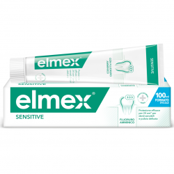 Elmex Sensitive Dentifricio Con Fluoruro Amminico 100 Ml - Dentifrici e gel - 972388666 - Elmex - € 4,89