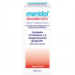 Meridol Clorexidina Collutorio Per Irritazione Delle Gengive 300 Ml - Collutori - 925599971 - Meridol - € 7,74
