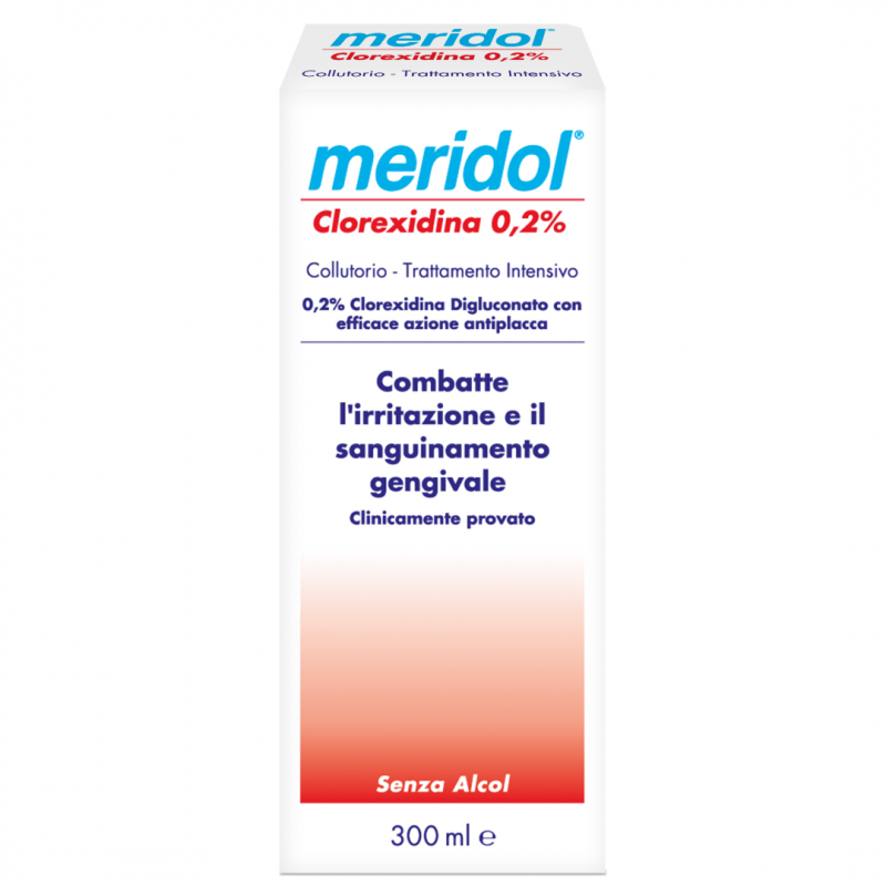 Meridol Clorexidina Collutorio Per Irritazione Delle Gengive 300 Ml - Collutori - 925599971 - Meridol - € 7,78