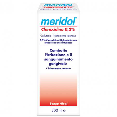 Meridol Clorexidina Collutorio Per Irritazione Delle Gengive 300 Ml - Collutori - 925599971 - Meridol - € 7,78