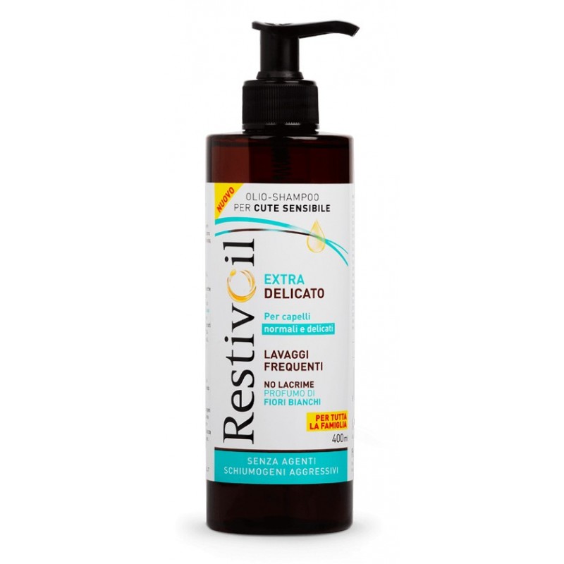 Restivoil Extra Delicato Olio Shampoo Per Cute Sensibile 400 Ml - Shampoo per lavaggi frequenti - 976024947 - RestivOil - € 1...
