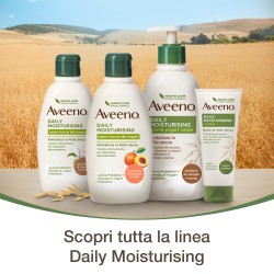 Aveeno Daily Moisturising Bagno Doccia allo Yogurt, al profumo di Miele e Albicocca 300 ml - Bagnoschiuma e detergenti per il...