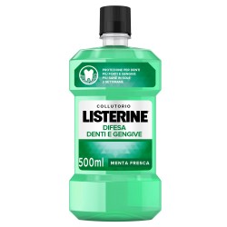 Listerine Difesa Denti E Gengive Collutorio Tripla Azione 500 Ml - Collutori - 922411804 - Listerine - € 3,80