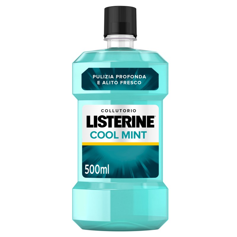 Listerine Coolmint Collutorio Antibatterico 500 Ml - Collutori - 926392857 - Listerine - € 4,11