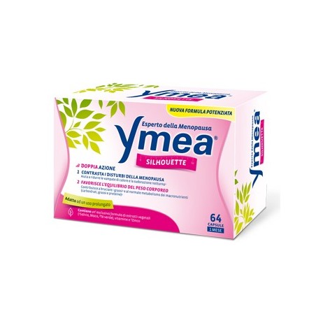 Ymea Silhouette Doppia Azione Contrasta La Menopausa 64 Capsule - Integratori per ciclo mestruale e menopausa - 977803612 - Y...