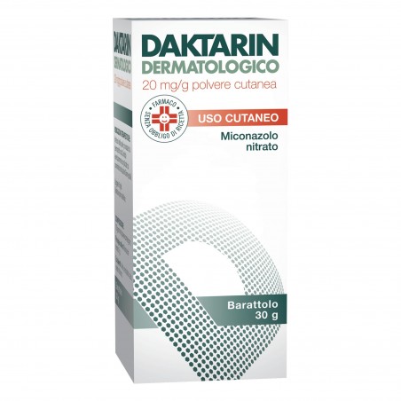 Daktarin Dermatologico 2% Polvere Cutanea Per Infezioni 30 G - Farmaci per micosi e verruche - 041411012 - Daktarin - € 11,27