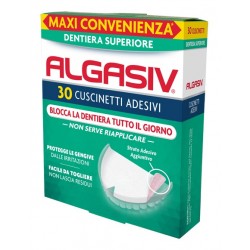 Algasiv Adesivo Per Protesi Dentaria Superiore 30 Pezzi - Prodotti per dentiere ed apparecchi ortodontici - 980644328 - Algas...