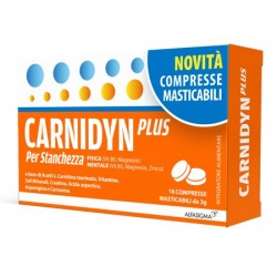 Carnidyn Plus Integratore Per Stanchezza 18 Compresse Masticabili - Vitamine e sali minerali - 980763751 - Carnidyn - € 14,49