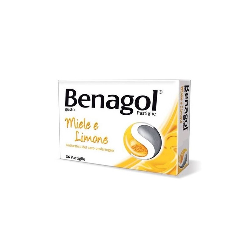Benagol Miele e Limone Per Mal Di Gola 36 Pastiglie - Farmaci per mal di gola - 016242149 - Benagol - € 10,65