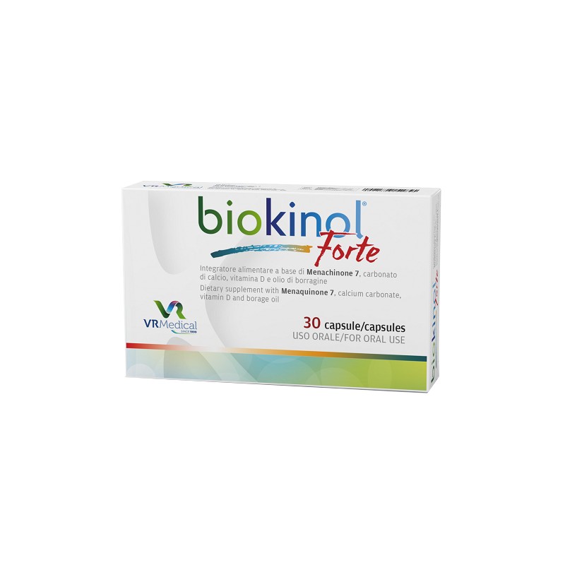 Vr Medical Biokinol Forte 30 Capsule - Integratori per dolori e infiammazioni - 977349620 - Vr Medical - € 21,18