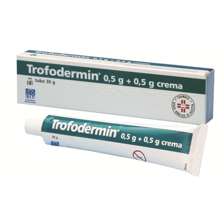 Trofodermin Crema Per Abrasioni Erosioni Lesioni Ferite E Ragadi 30 G - Farmaci per dermatiti ed eczemi - 020942025 - Trofode...
