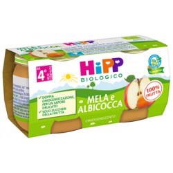 Hipp Italia Hipp Bio Omogeneizzato Albicocca/mela 2x80 G - Omogeneizzati e liofilizzati - 980512495 - Hipp - € 1,59