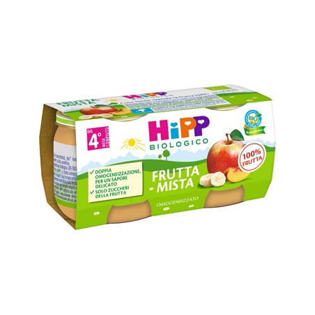 Hipp Italia Hipp Bio Omogeneizzato Frutta Mista 2x80 G - Omogeneizzati e liofilizzati - 980512507 - Hipp - € 1,96