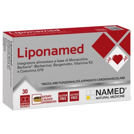 Liponamed 30 Compresse - Integratori per il cuore e colesterolo - 983307632 - Named - € 23,40