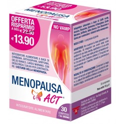 F&f Menopausa Act 30 Compresse - Integratori per ciclo mestruale e menopausa - 981647821 - Linea Act - € 10,55