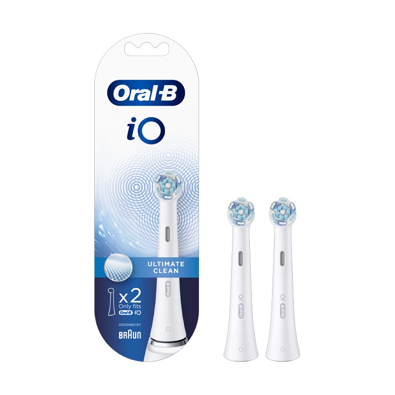 Procter & Gamble Oralb Power Refill Io Ultimate Clean White 2 Pezzi - Spazzolini elettrici e idropulsori - 982510392 - Oral-B...