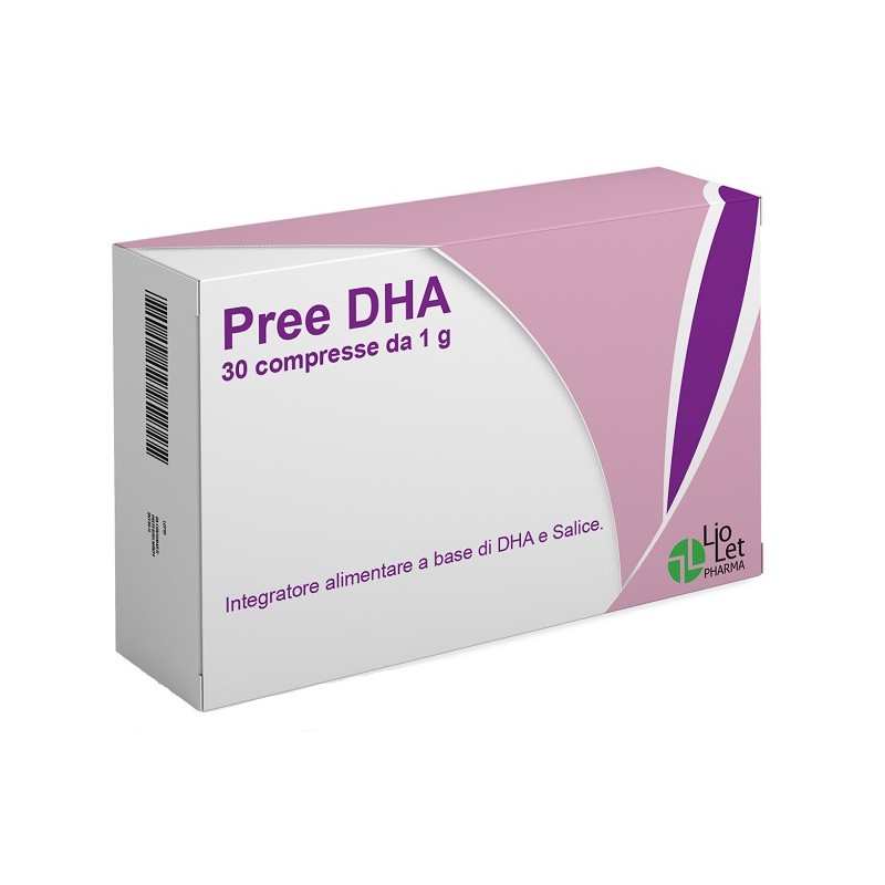Pree DHA Integratore per Funzione Visiva 30 Compresse - Integratori per concentrazione e memoria - 985997598 - Liolet Pharma ...