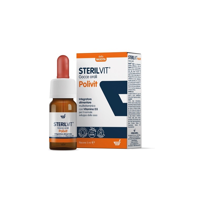 Sterilfarma Sterilvit Polivit Gocce 5 Ml - Carenza di ferro - 980504308 - Sterilfarma - € 16,00