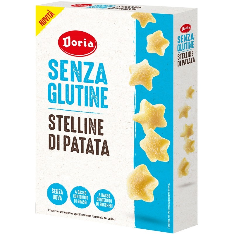 Alpipan Doria Stelline Patata 400 G - Alimenti senza glutine - 981566060 - Alpipan - € 3,83