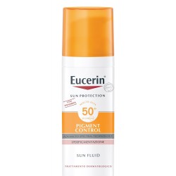 Beiersdorf Eucerin Sun Protection Spf 50+ Pigment Control Sun Fluid 50 Ml - Solari viso - 975508779 - Beiersdorf - € 12,90
