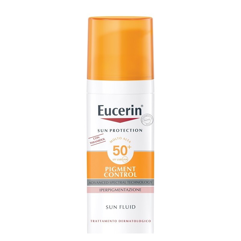 Beiersdorf Eucerin Sun Protection Spf 50+ Pigment Control Sun Fluid 50 Ml - Solari viso - 975508779 - Beiersdorf - € 12,77