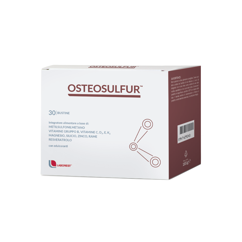 Uriach Italy Osteosulfur 30 Bustine - Integratori per dolori e infiammazioni - 947429243 - Uriach Italy - € 26,52