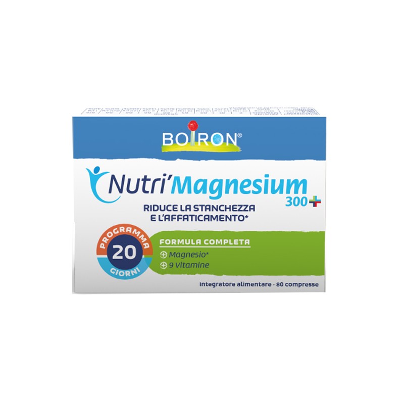 Boiron Nutri'magnesium 300+ 80 Compresse - Integratori per concentrazione e memoria - 984558179 - Boiron - € 10,28