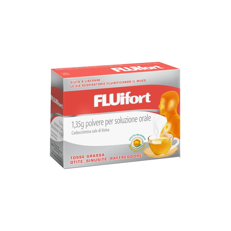 Fluifort Tosse Grassa Soluzione Orale 12 Bustine - Farmaci per tosse secca e grassa - 023834157 - Fluifort - € 15,00