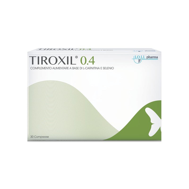 Tiroxil 0.4 Integratore Tiroideo con L-Carnitina e Selenio 30 Compresse - Integratori - 937030839 - Lo.Li. Pharma - € 17,39