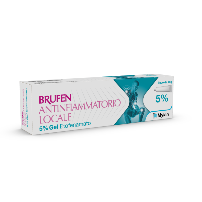 Brufen Antinfiammatorio Locale Gel 5% 40 G - Farmaci per dolori muscolari e articolari - 024180010 - Brufen - € 7,03